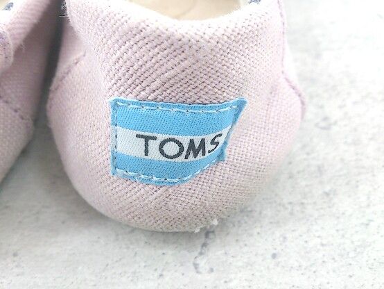 ◇ TOMS トムス スリッポン シューズ 24.5cm ピンク *  【1002799782814】