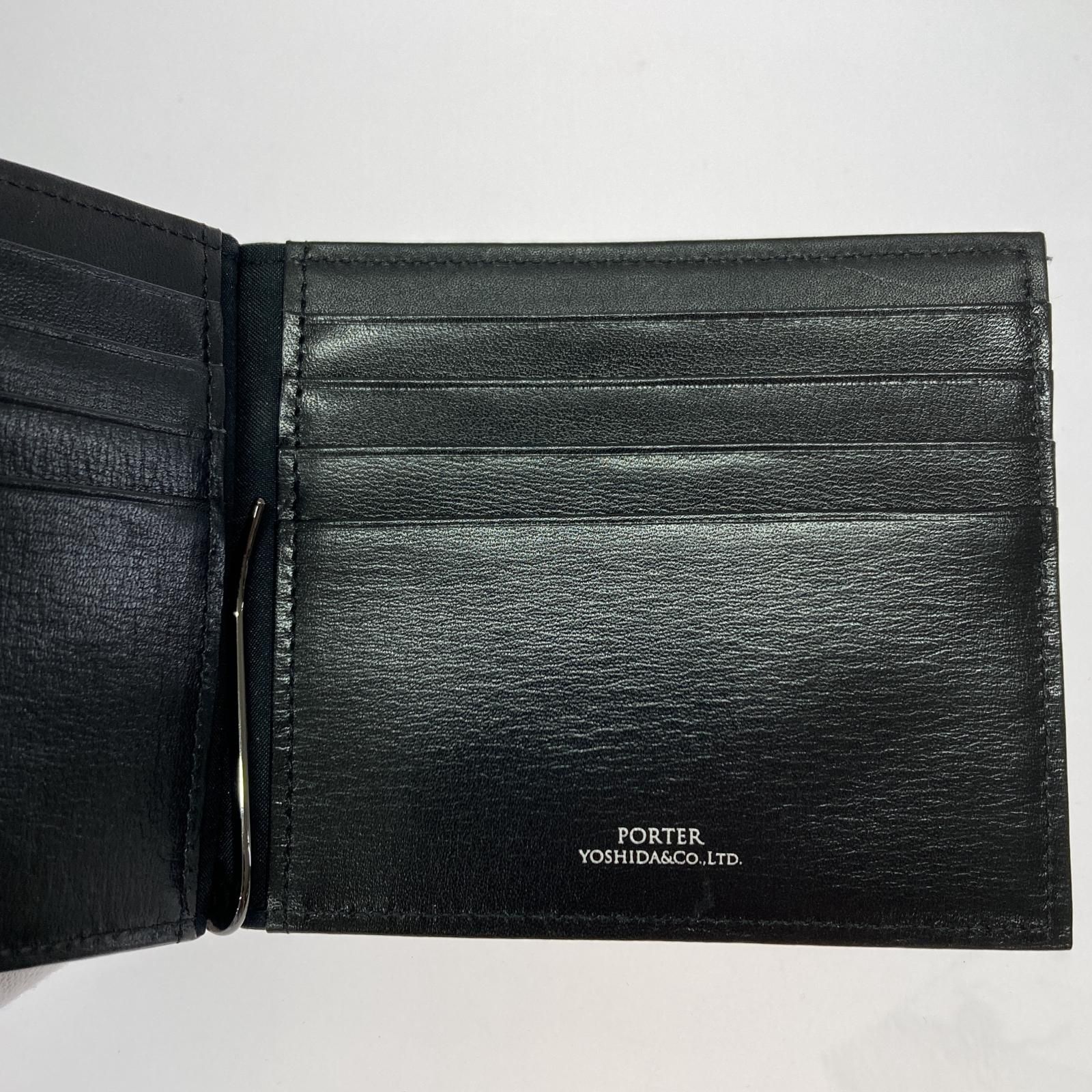 PORTER ポーター マネークリップカードケース/ブラック - メルカリ