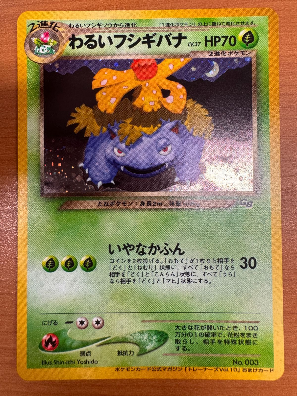 わるいフシギバナ No.003 わるいフシギバナ No.003 フシギバナ LV.67 旧裏 PSA8 No.003[☆] 旧裏