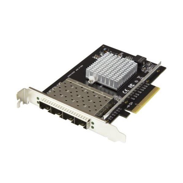 StarTech.com 10ギガビットイーサネット対応4ポートSFP 搭載光ファイバーネットワークカード PEX10GSFP4I1個