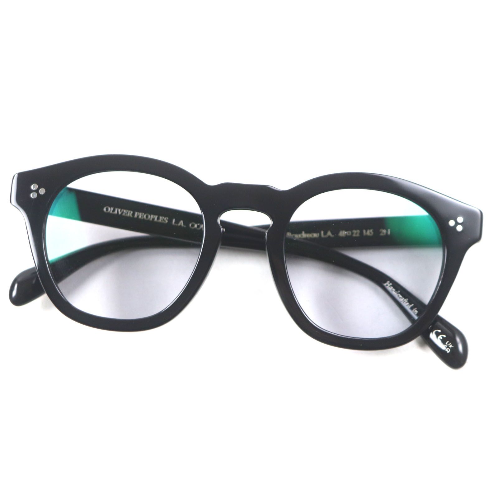 美品▽OLIVER PEOPLES オリバーピープルズ OV1209S RICKMAN ハーフリム