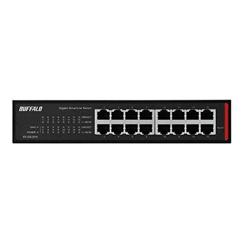 バッファロー BUFFALO BS-GSL2016 法人向け Giga Layer2 スマートLiteスイッチ 16ポート