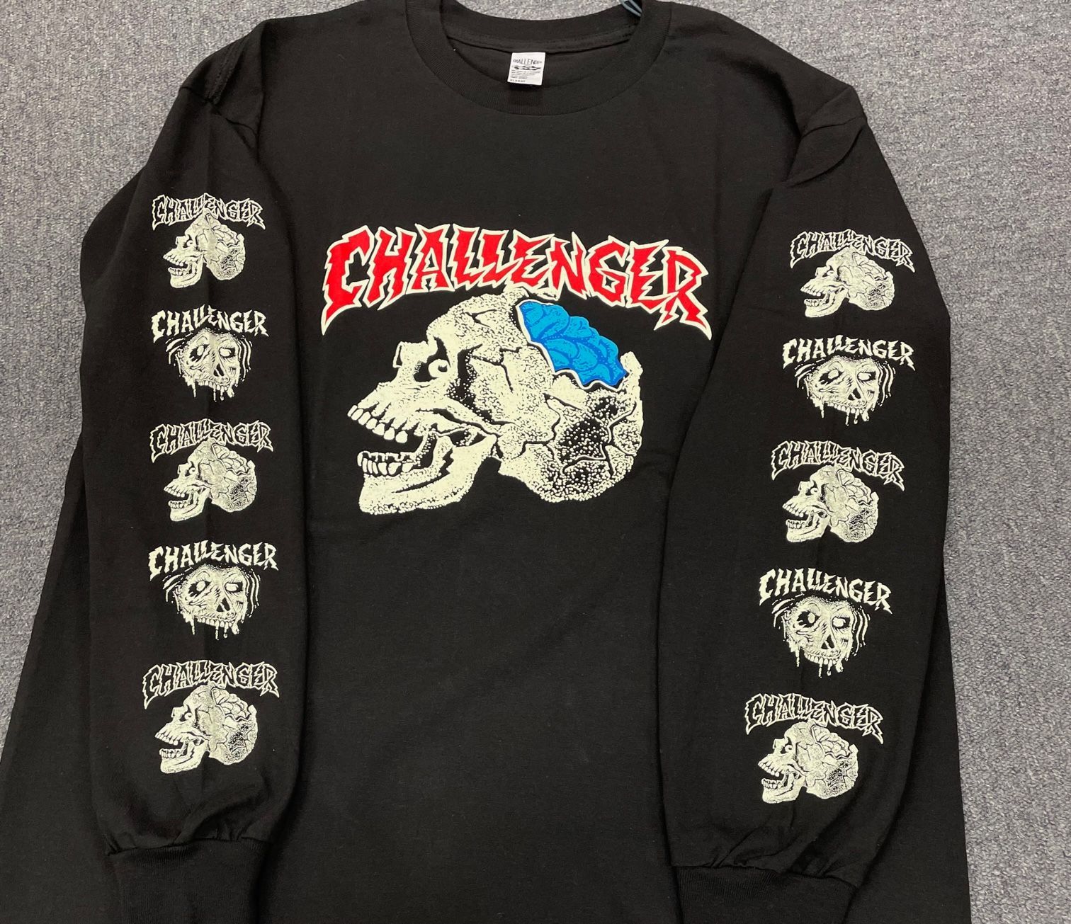 公式サイ 即発送 CHALLENGER ZOMBIE SKULL L/S TEE - トップス