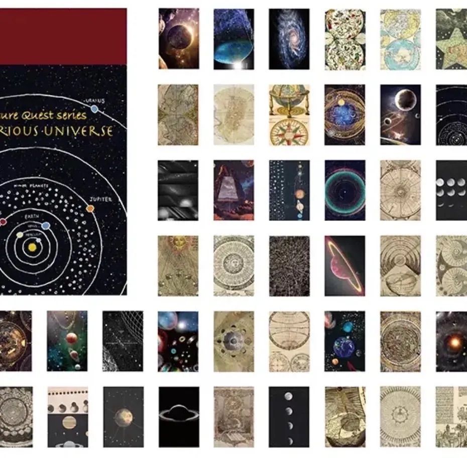 豆本「宇宙」宇宙シリーズ シールブック ステッカー - メルカリ