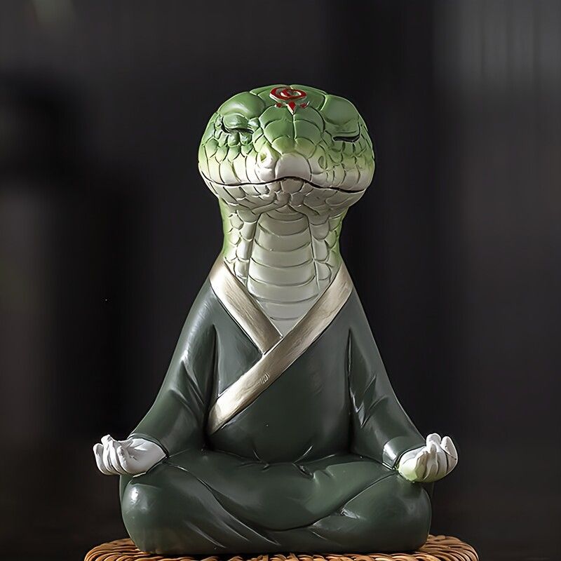 おもしろ雑貨 ガーデン用オーナメント オブジェ 置物 フィギュア ヘビ