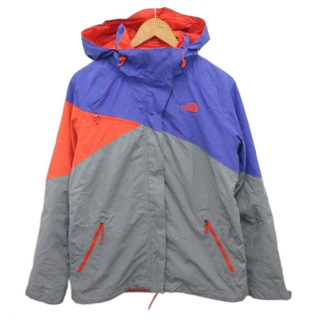 ザノースフェイス THE NORTH FACE マウンテンパーカー ナイロンジャケット 中綿 L グレー オレンジ 紫 パープル TCV4|TMV4 MET2