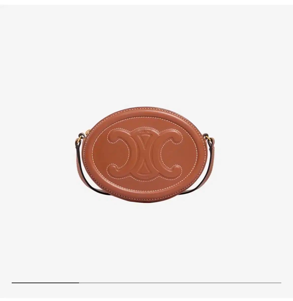 セリーヌ トリオンフ オーヴァルパール クロスバック タン ミニ