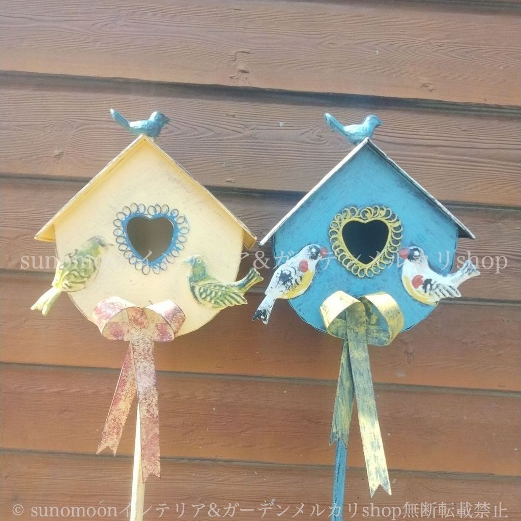 バードコテージ バードハウス おしゃれ 庭飾り オーナメント