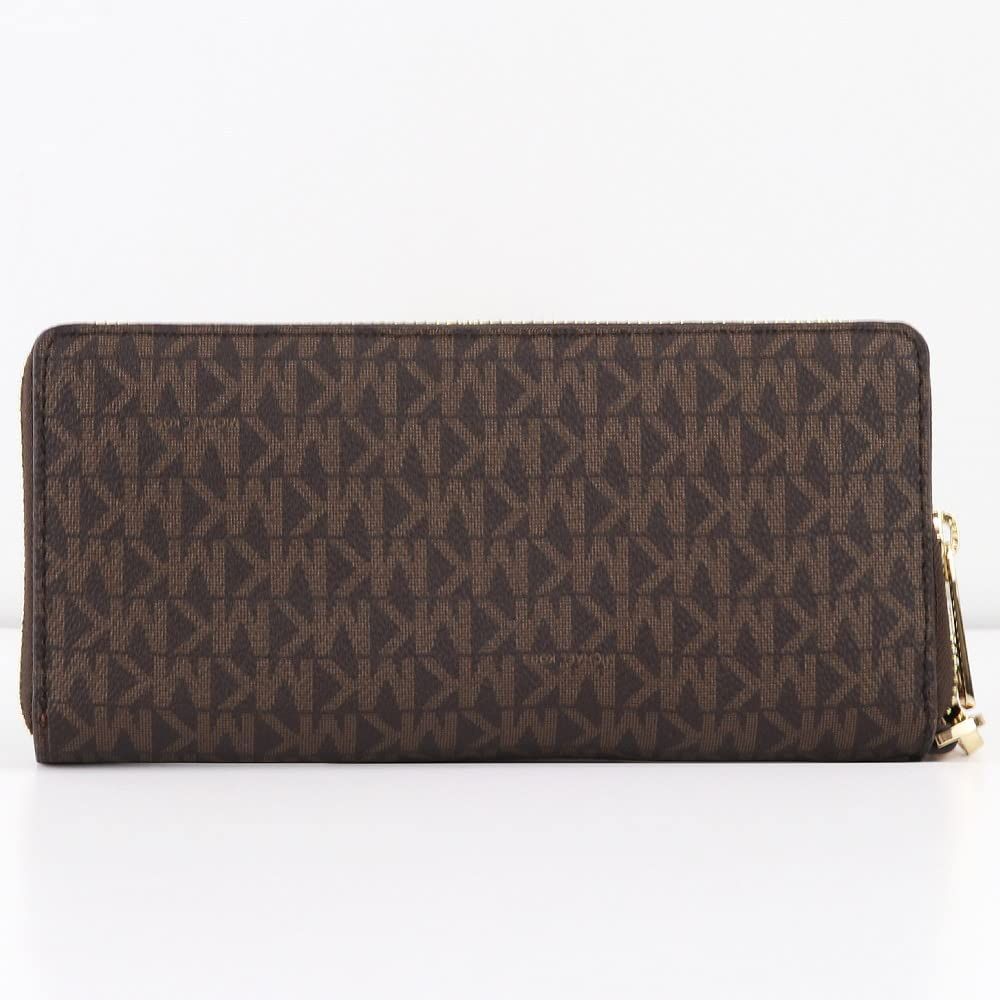 マイケルコース 長財布 ストラップ付 シグネチャー レディース BROWN ブラウン 並行輸入品