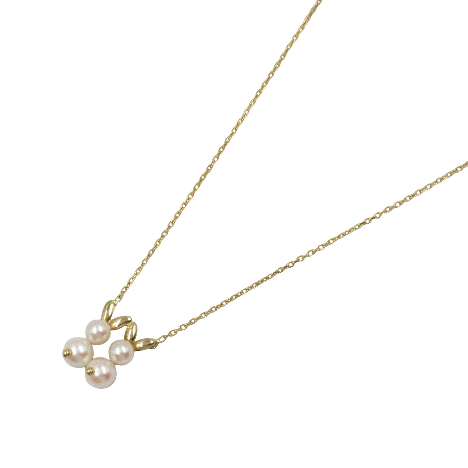 ヴァンクリーフ＆アーペル Van Cleef - Arpels ネックレス パール ネックレス 首回り41.5|45cm K18WG ホワイトゴールド パール ネックレス レディース Used A