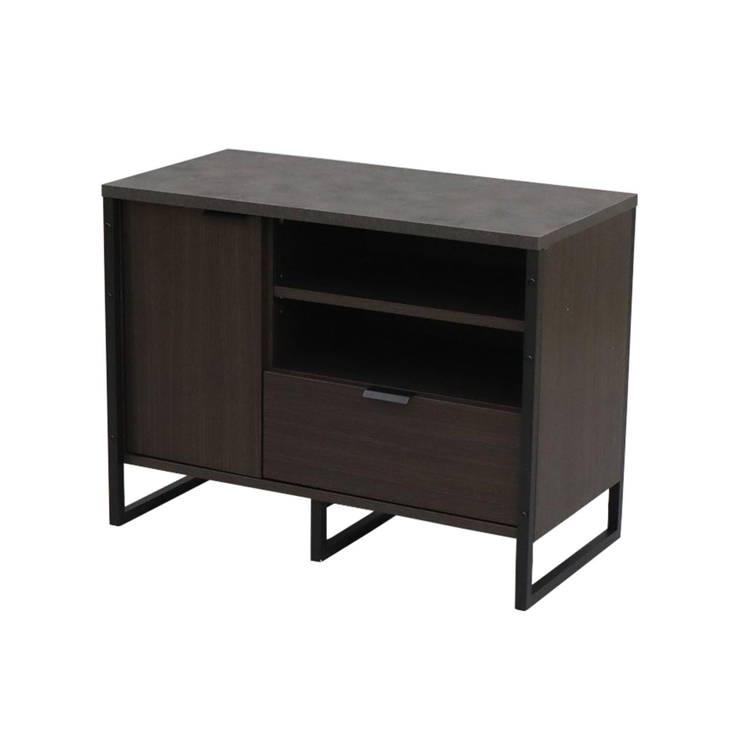 ROKA-04 BR ブラウン 幅79.6×奥行39.6×高さ60cm ロカ ミドルテレビ台 AIS エイアイテック AITECH