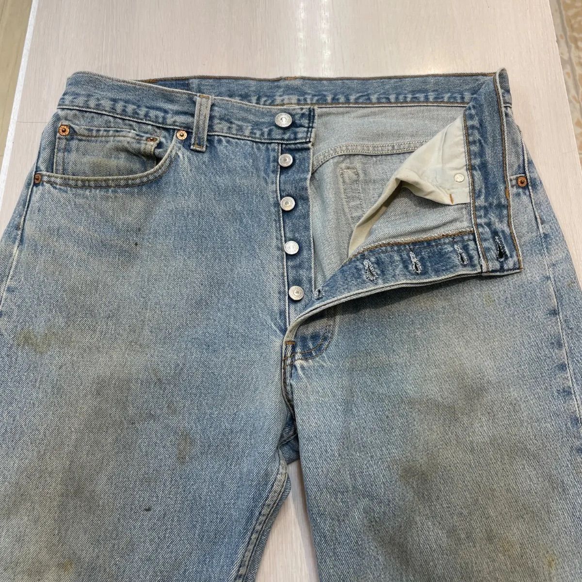 LEVI'S 90s USA製 501-0000 ボタンフライ デニム ジーンズ