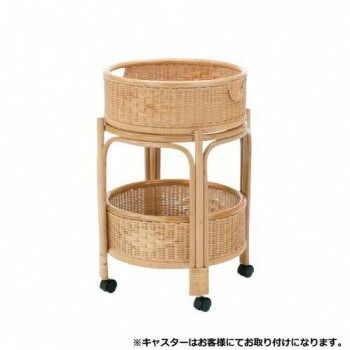 今枝商店 Romantic Rattan 籐ランドリーバスケット K22