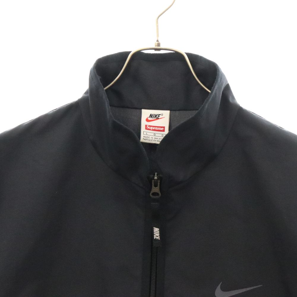 SUPREME (シュプリーム) 17AW ×NIKE Trail Running Jacket ナイキ トレイル ナイロン ジップアップ ランニング ジャケット ブラック 921635-010 - メルカリ