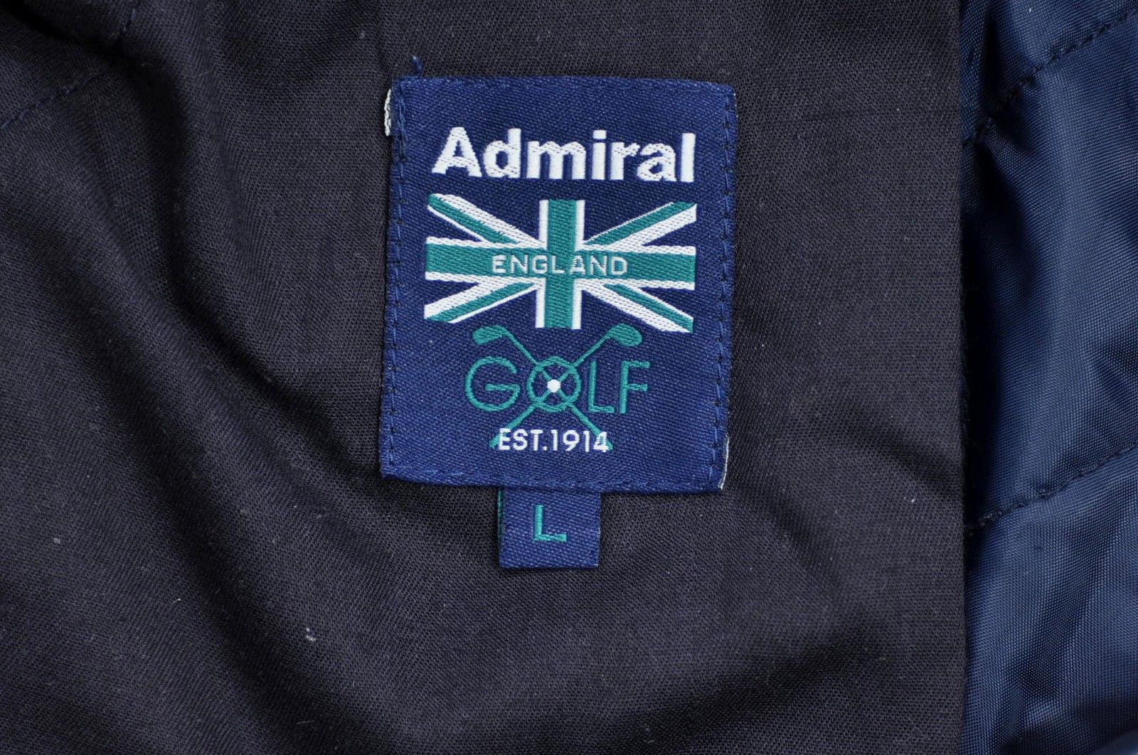 中古 メンズ アドミラルゴルフ Admiral Golf パンツ L 紺