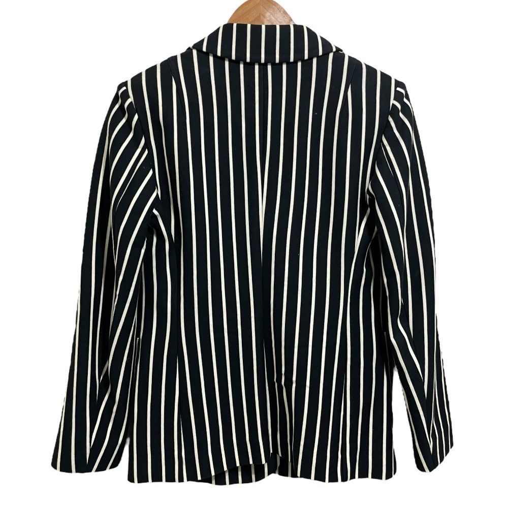 ウィークエンドマックスマーラ　ストライプ　ジャケット　白✖️黒 美品 Weekend Max Mara ウィークエンドマックスマーラ