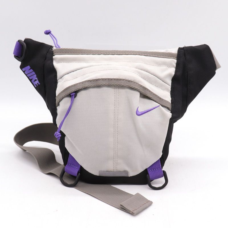 ナイキ ウエストバッグ ポーチ ヴィンテージ ボディバッグ スポーツ ブランド 鞄 カバン メンズ グレー NIKE 【中古】