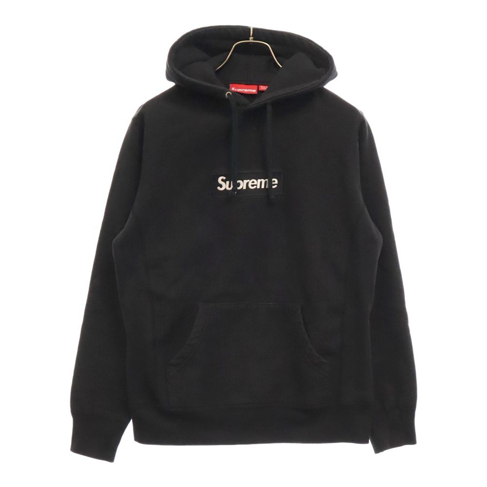 SUPREME (シュプリーム) 12AW Box Logo Hooded Sweatshirt ボックスロゴフーデッドスウェット プルオーバーパーカー フーディー ブラック