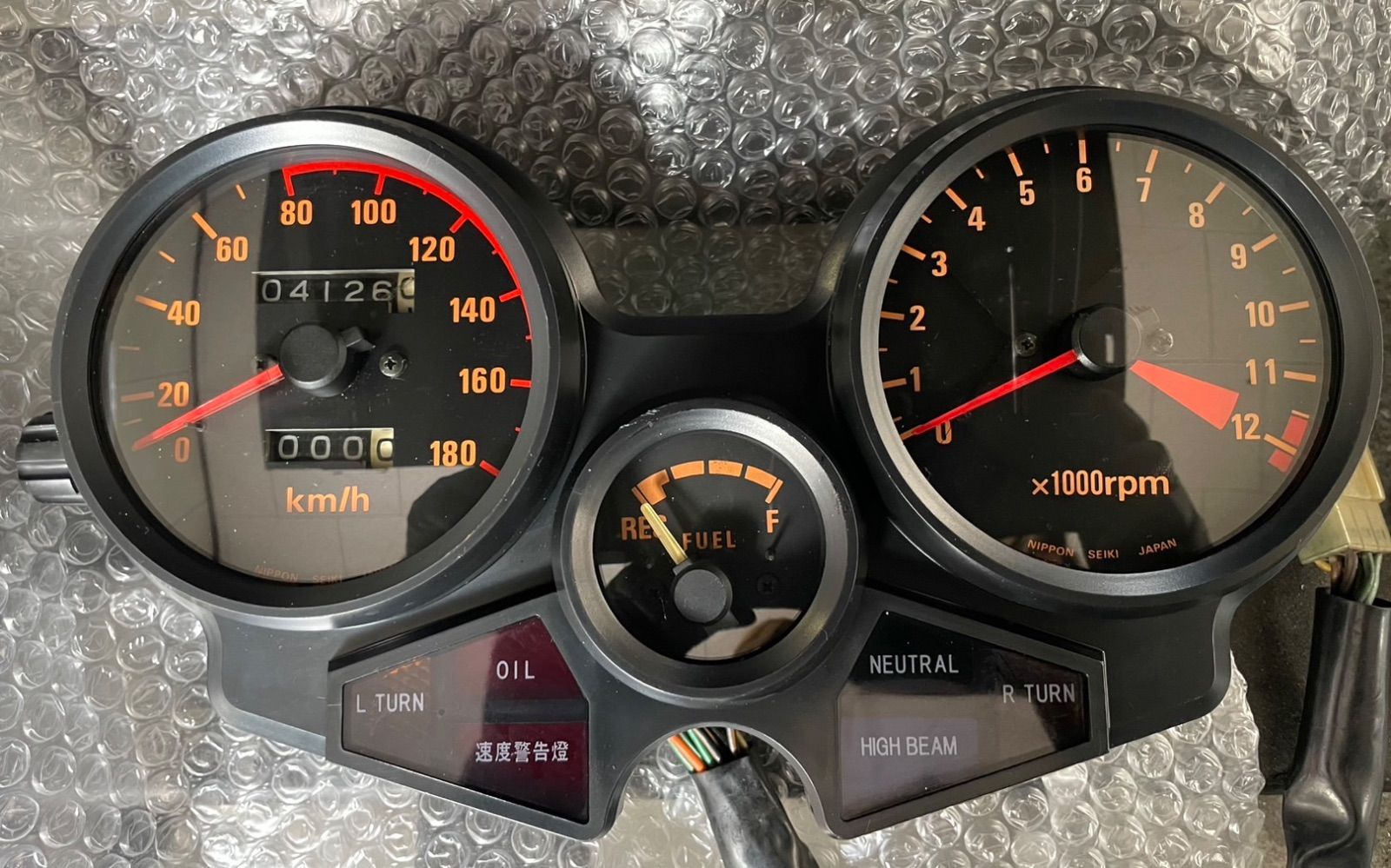 CBX400F 純正 メーター スピード タコメーター OH済み 物