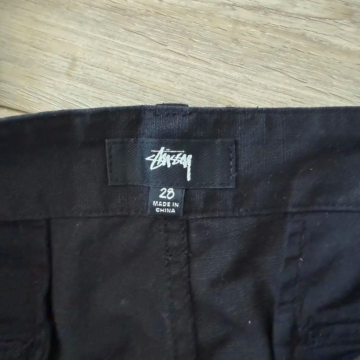 STU カーゴパンツ ブラック 28