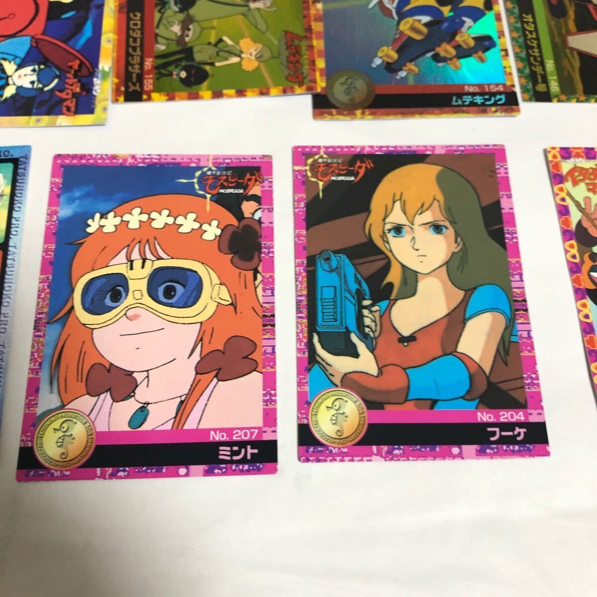 【昭和レトロ】タツノコプロ 40周年アニバーサリーカード 森永製菓 タツノコプロ40周年 タツノコワールドアニバーサリー