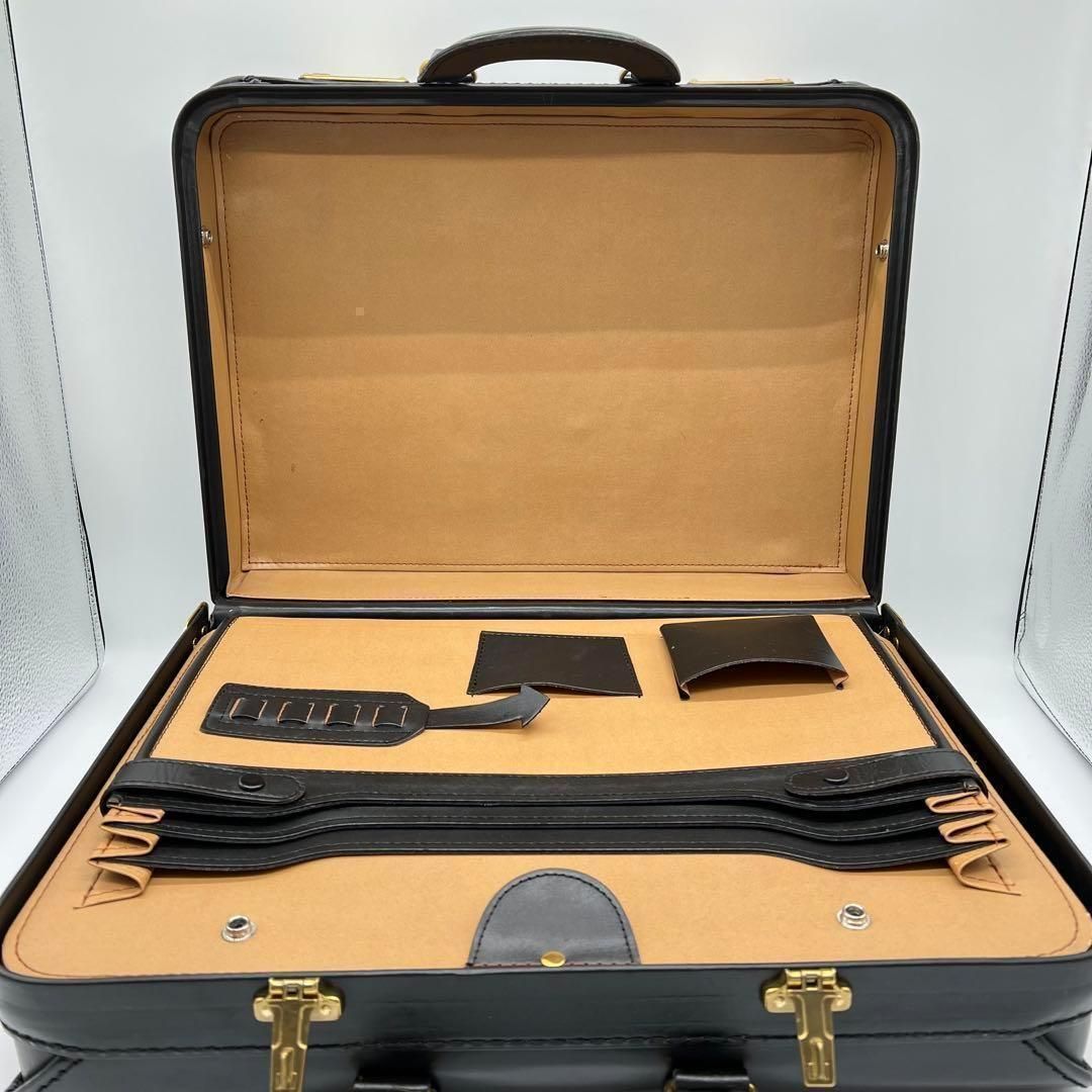 【美品】MARUZEN マルゼン 本革 アタッシュケース レザートランク 美品】MARUZEN マルゼン 本革 アタッシュケース レザートランク
