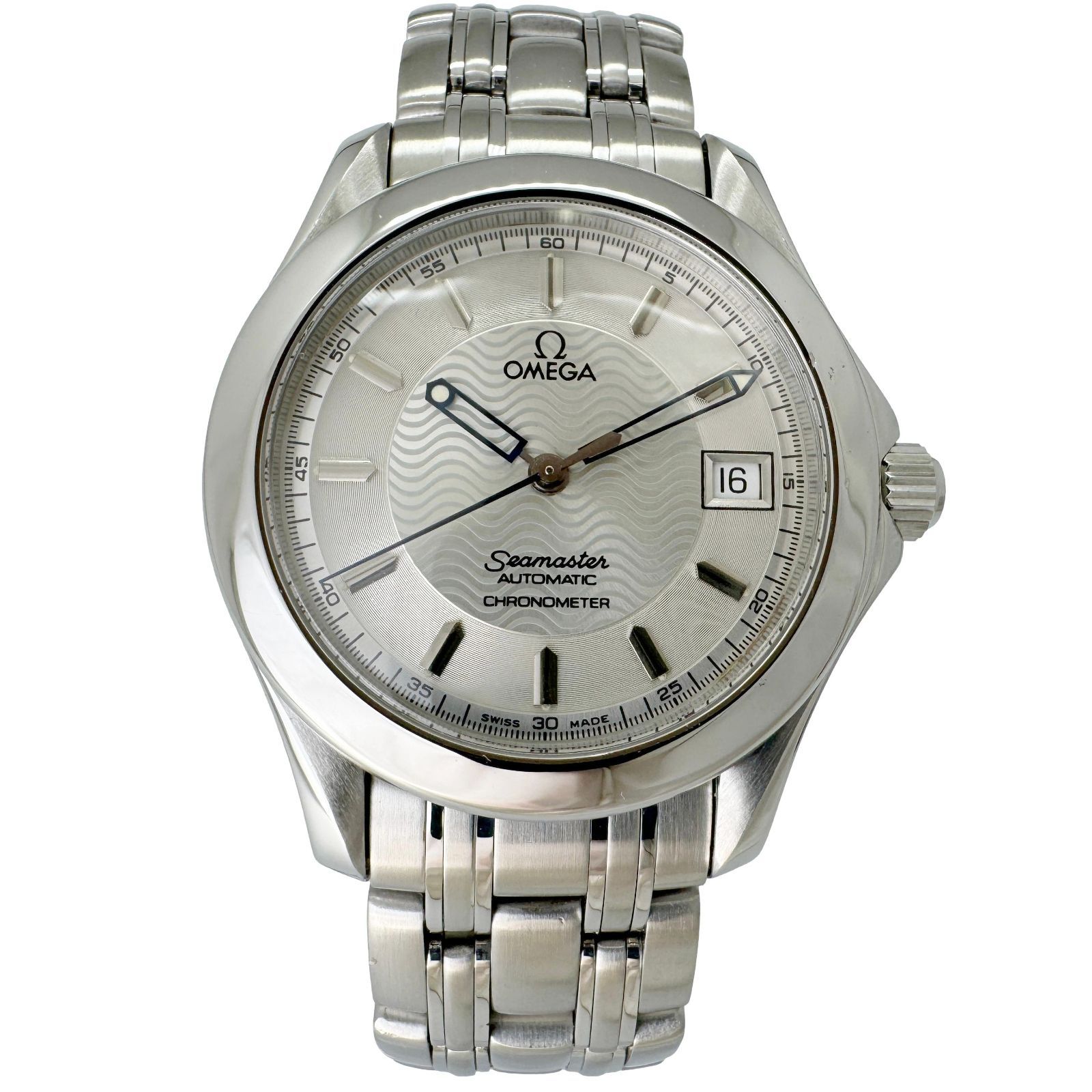 さ*く様 OMEGA シーマスター メンズ 自動巻き シルバー 2501.31 OMEGA シーマスター メンズ 自動巻き シルバー 2501.31