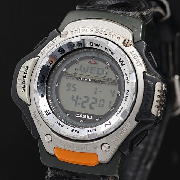【稼働品】カシオ　プロトレック　トリプルセンサー　PRT-41 稼働 カシオ トリプルセンサー QZ デジタル文字盤 プロトレック