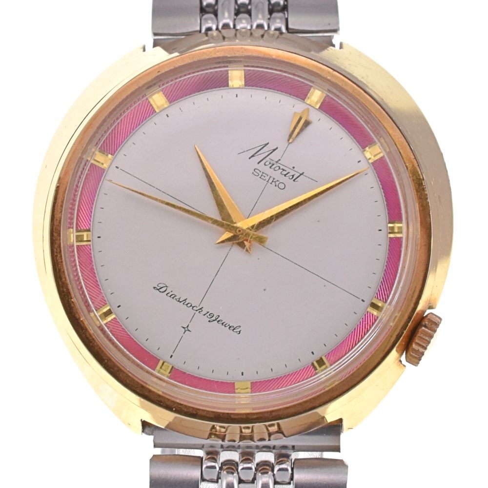 ジャンク セイコー MOTORIST モトリスト J14108E ヴィンテージ セイコー SEIKO J14108E ヴィンテージ モトリスト 手巻き メンズ良品 D