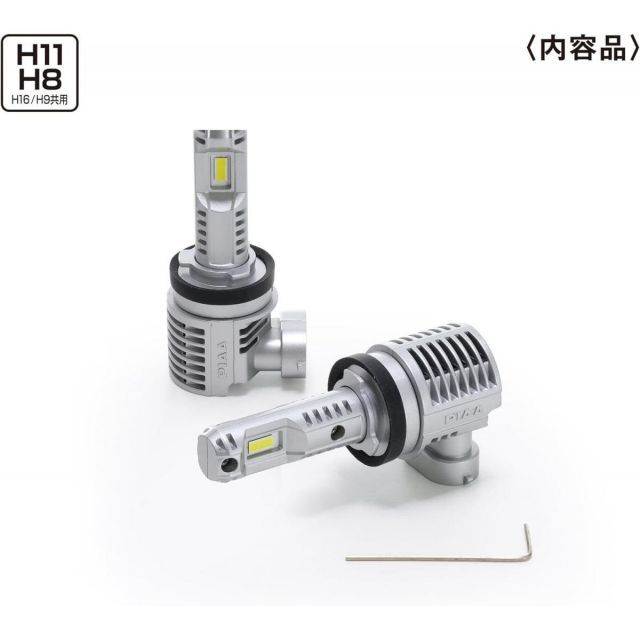 PIAA ピア ヘッドライト フォグランプ用 LED LEH232 H8 H9 H11 H16 6000K 車検対応 34W 6000lm 12V 24V共用 カー用品