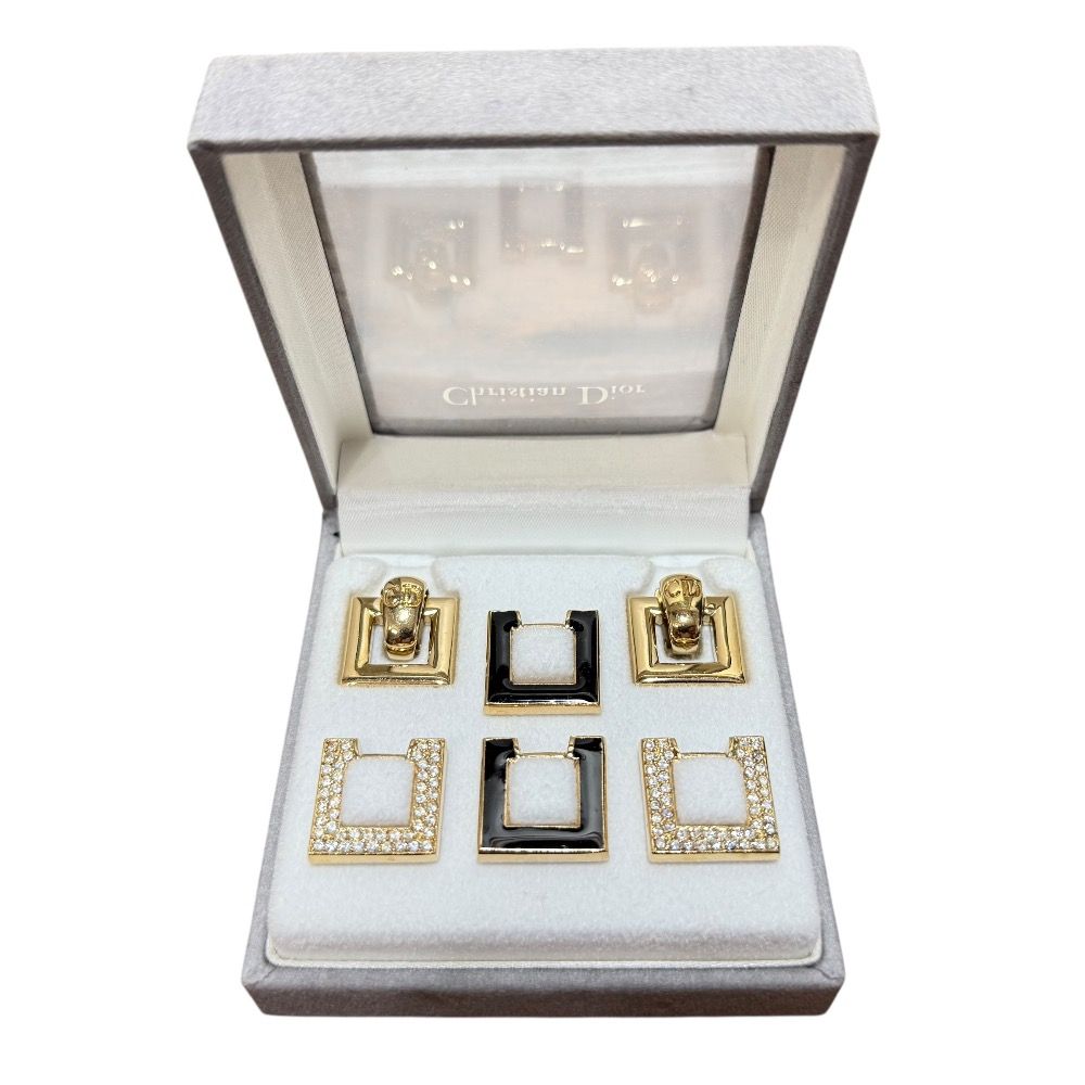 新品未使用　Christian Dior ペンダント&イヤリングセット クリスチャンディオール Christian Dior BIJOUX ネックレス