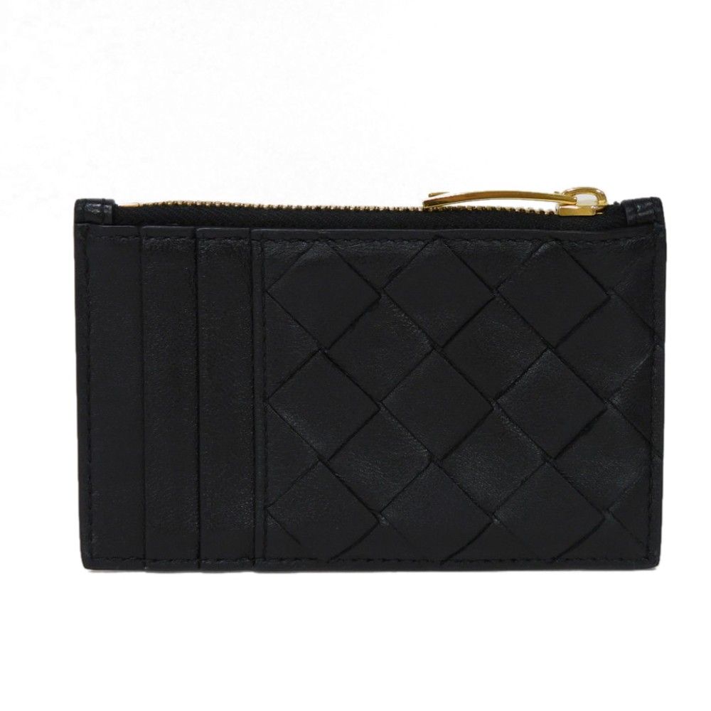 ボッテガ・ヴェネタ ラムスキンカードホルダー BOTTEGAVENETA ボッテガヴェネタ ファスナー カードケース 現行