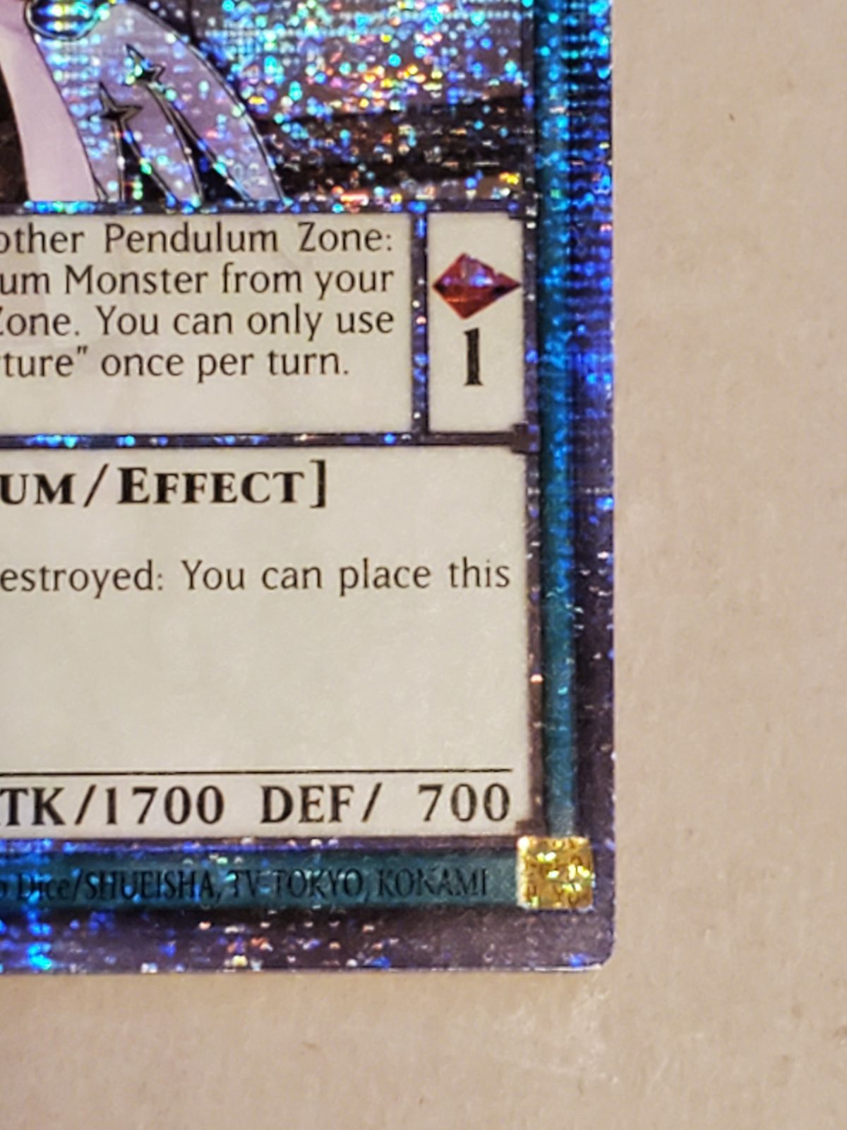 ★希少EU美品★遊戯王【スターライトレア　聖菓使クーベル】ディメンションフォース ☆希少EU美品☆遊戯王【スターライトレア 聖菓使クーベル