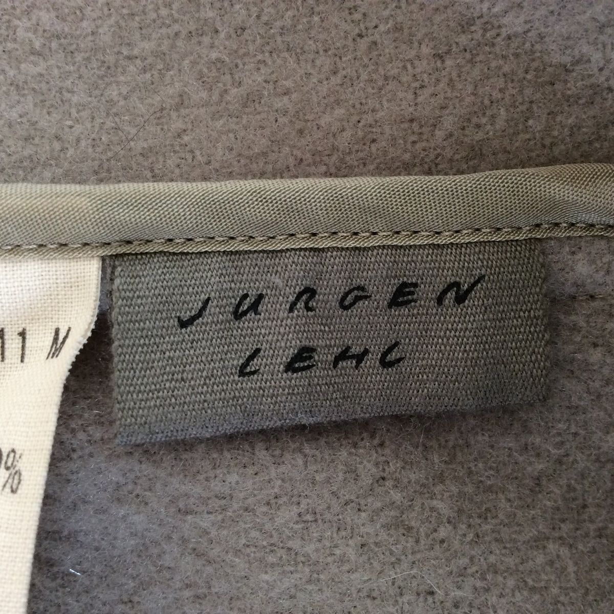[美品]Jurgen Lehl ジャケットベージュ Mサイズ JURGEN LEHL ヨーガンレール レディース カットソー SIZE M