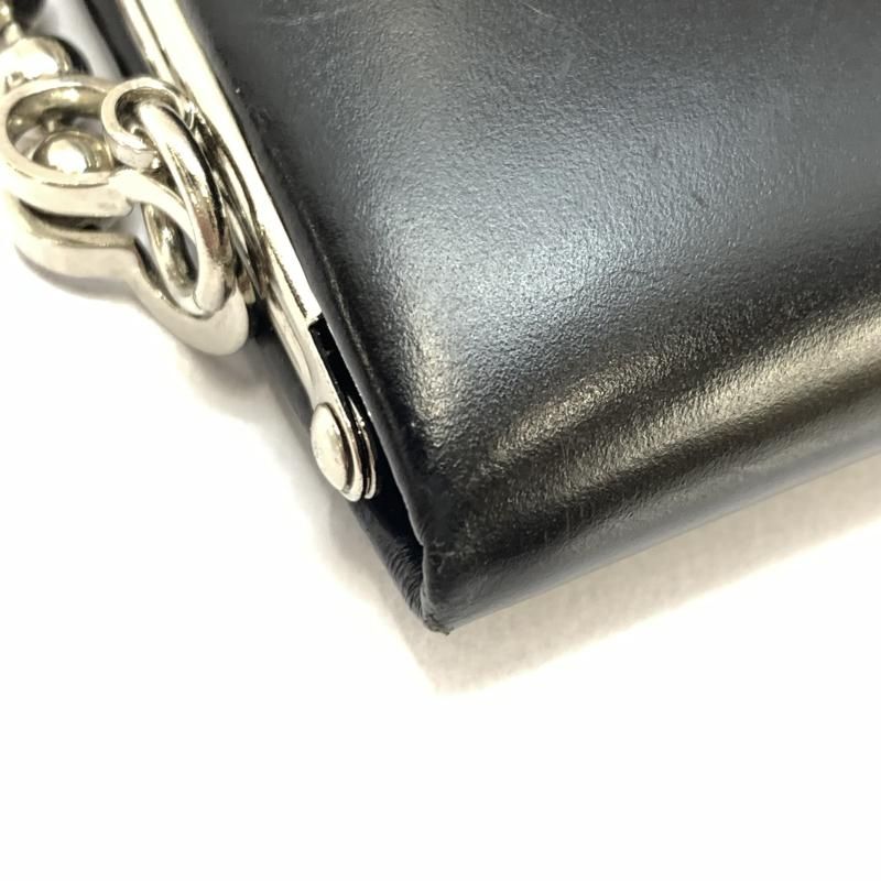 中古】NUMBER(N)INE×JAM HOME MADE がま口財布 ブラック