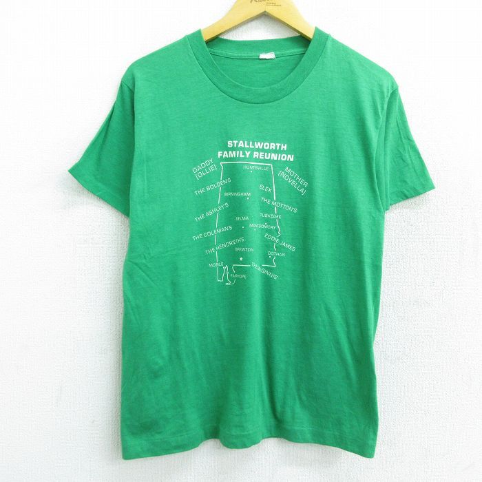 M/古着 半袖 ビンテージ Tシャツ メンズ 80s ストールワース