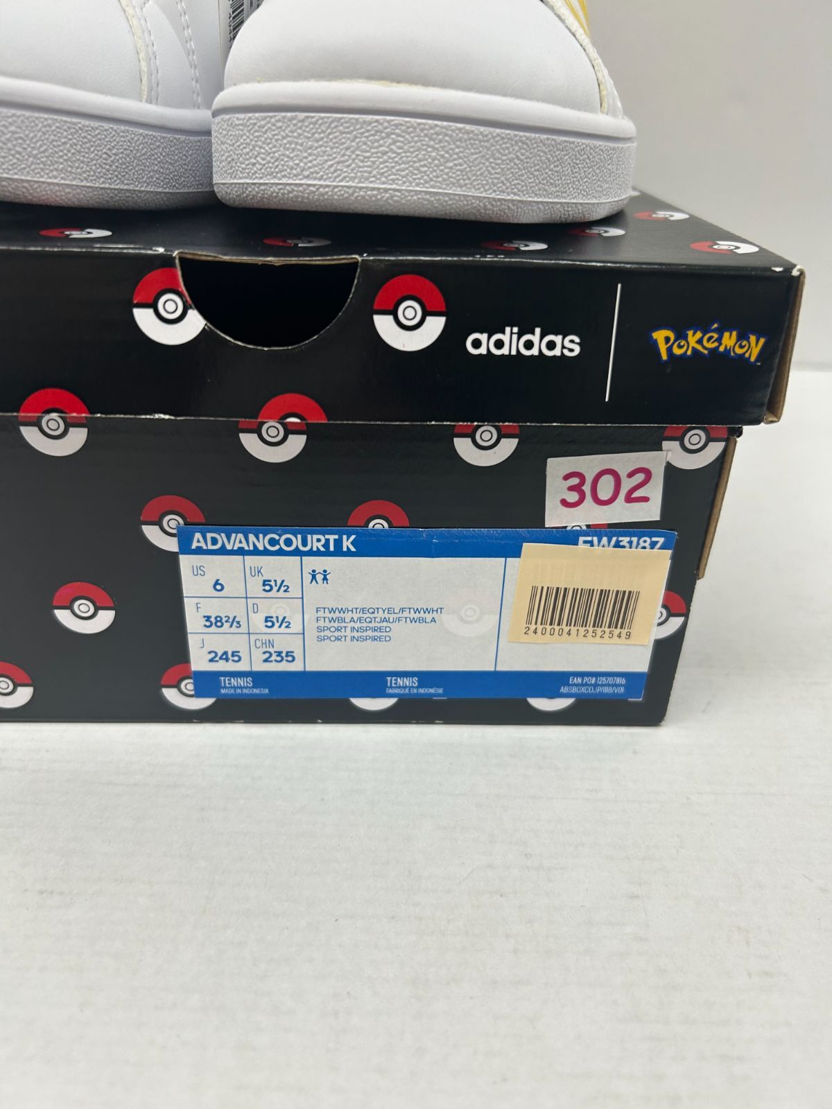  美 アディダス ポケモン キッズ スニーカー ピカチュウ 24.5 cm FW 3187 adidas Pokemon T 1565-001 268 スニーカー キッズシューズ