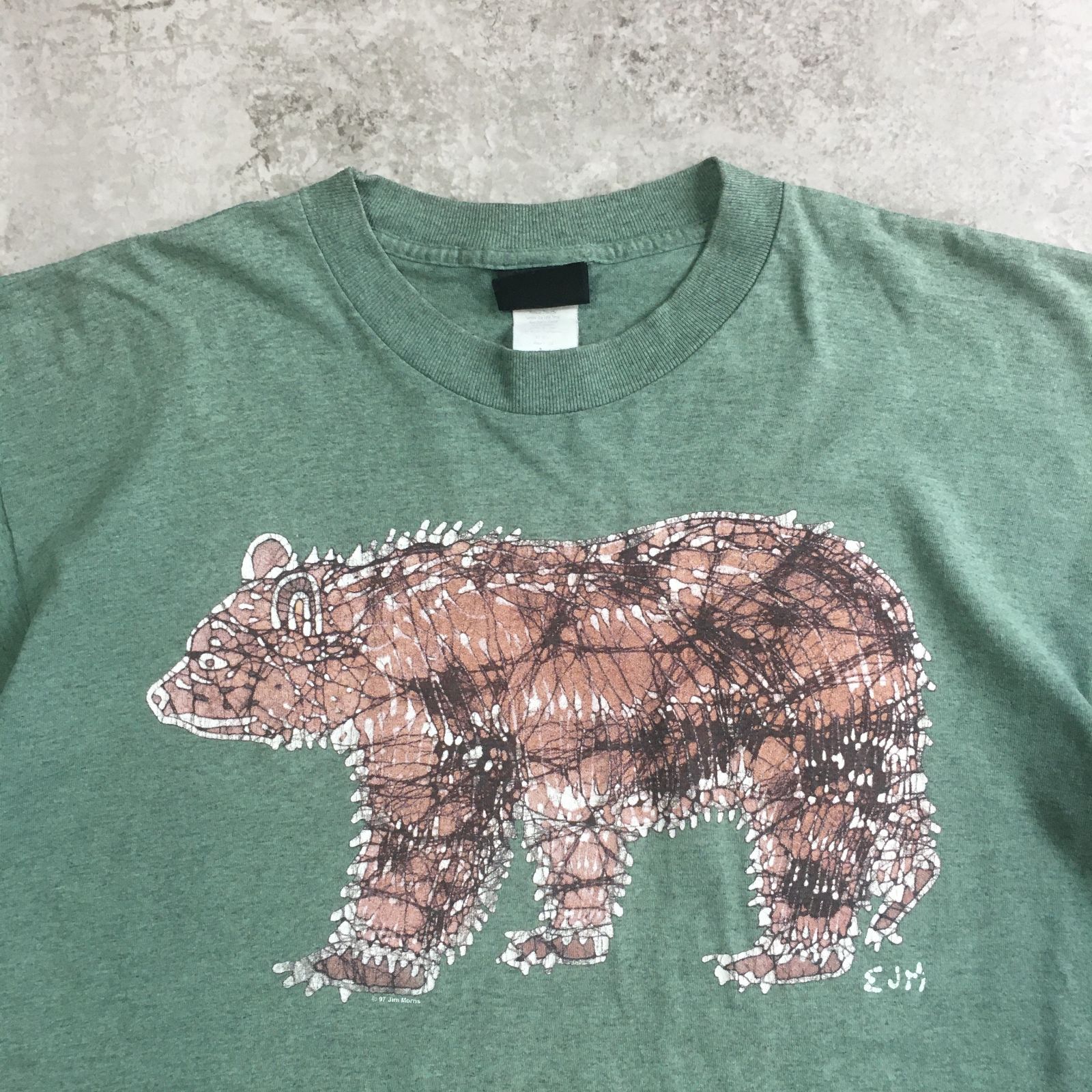 90s USA製 California Bear T-shirt カルフォルニアベア クマ Tシャツ 