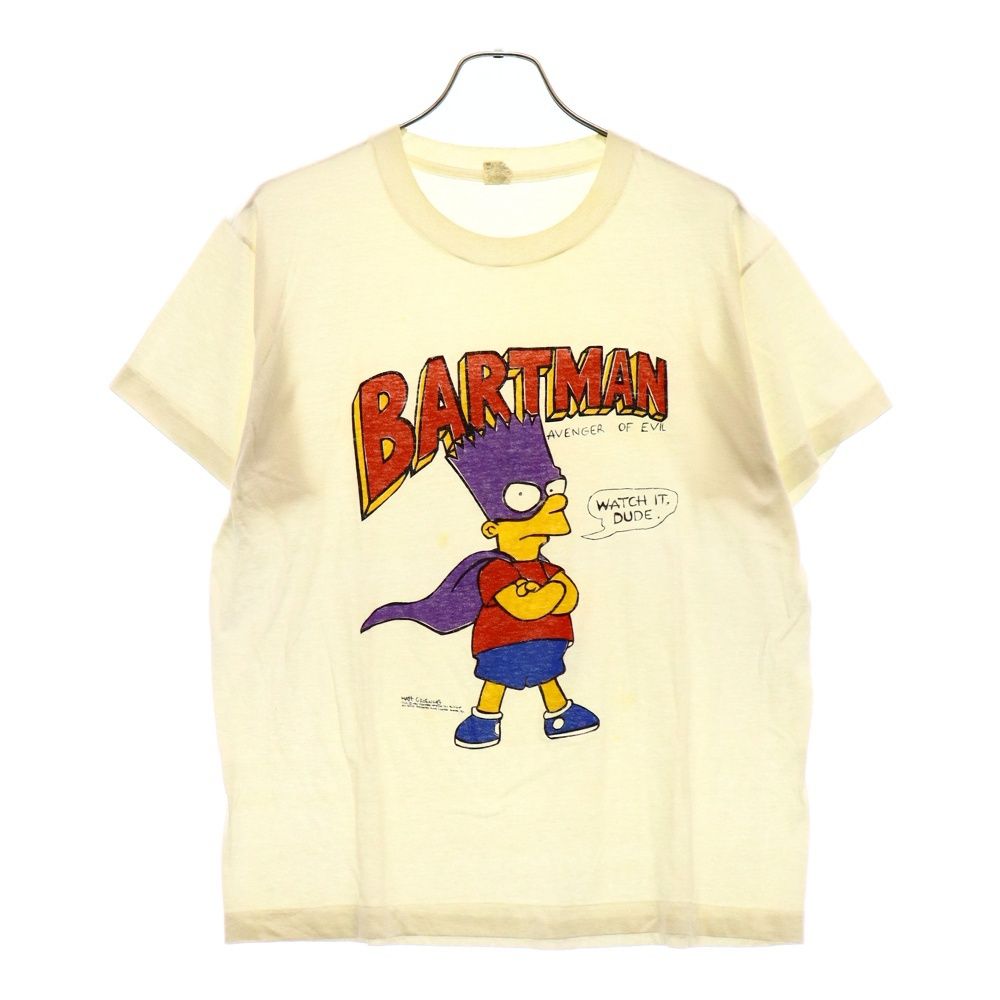 VINTAGE (ヴィンテージ) 80s The Simpsons BARTMAN Tee ヴィンテージ シンプソンズ バートマンプリント 半袖Tシャツ ホワイト