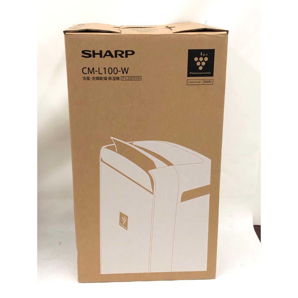 ▽▽SHARP シャープ 除湿機乾燥機 プラズマクラスター7000 CM-L100-W