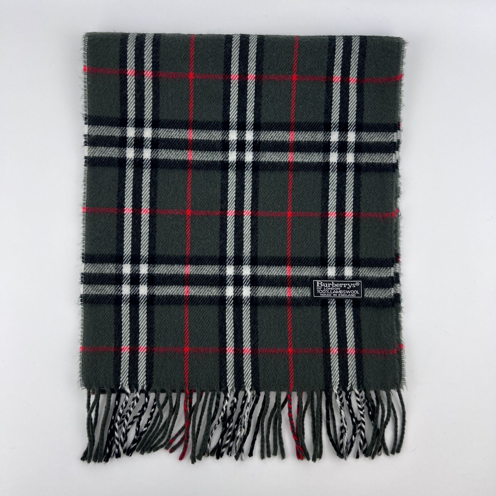 BURBERRY バーバリー ノバチェック マフラー ウール マルチ ヴィンテージ レディース HIBUOCHI VINTAGE