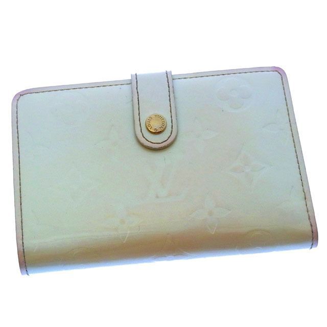 ルイヴィトン がま口財布 二つ折り ポルトモネビエヴィエノワ ヴェルニ  