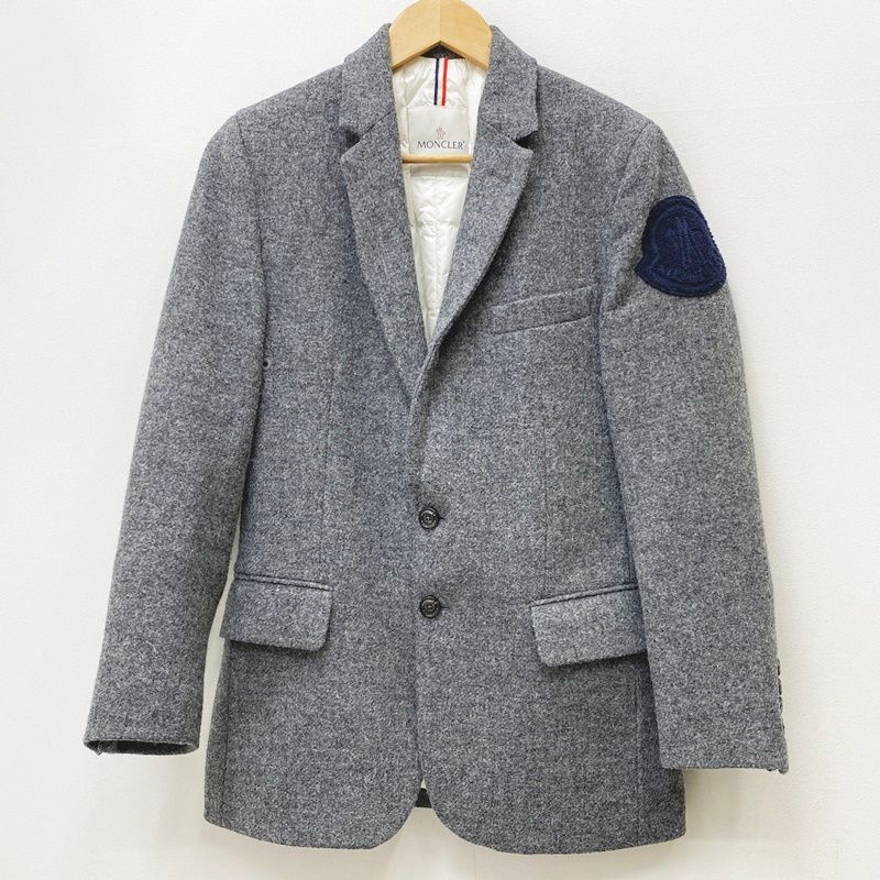 【加古川店】 中古 MONCLER | モンクレール テーラードジャケット HERMAN GIACCA A209H3090005 57269 グレー 【108】