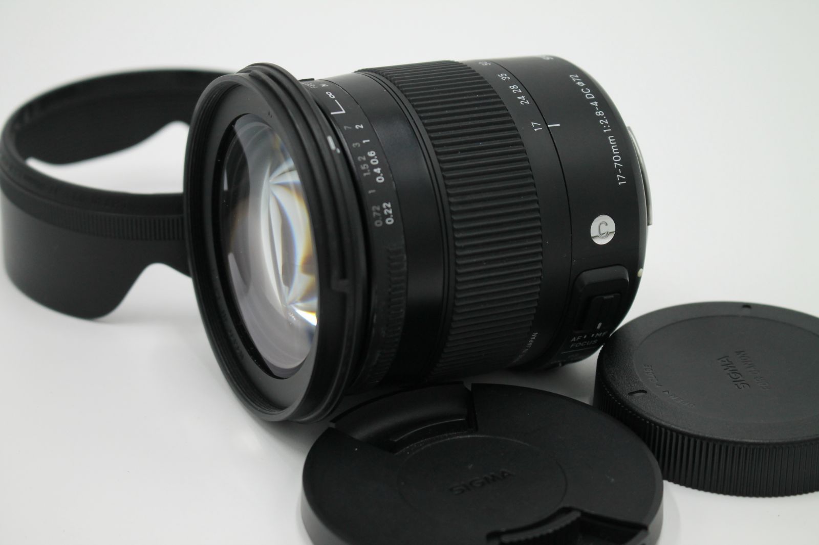 □美品□ SIGMA 17-70mm F2.8-4 DC MACRO OS HSM Contemporary Canon 