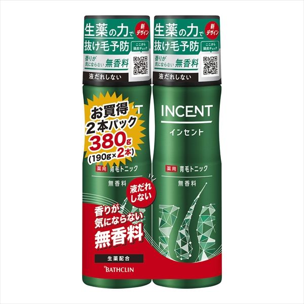 インセント 薬用育毛トニック無香料190Gペア 10個セット