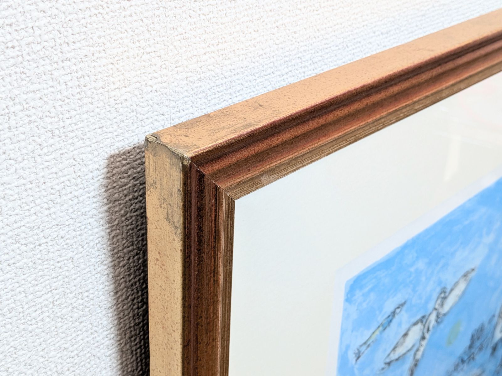 マルク・シャガール「画家とその二重像」リトグラフ 1981年制作 真作