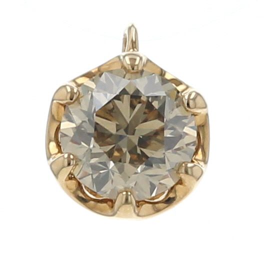 １‚03ct K18YG ブラウンダイヤモンド ネックレス ヘッド トップ 1‚03ct K18YG ブラウンダイヤモンド ネックレス ヘッド トップ