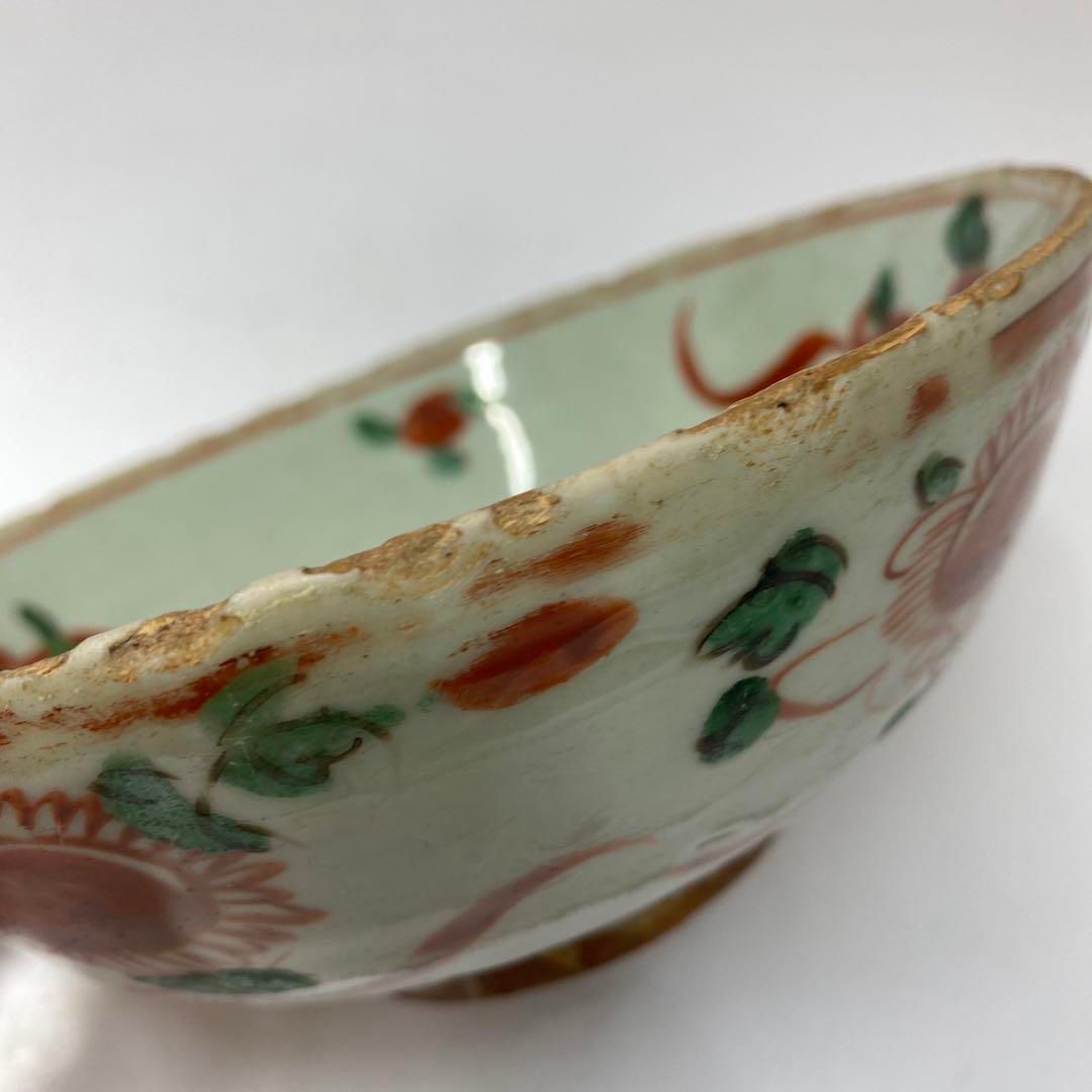 中国明時代 呉須赤絵鉢 トヒチサ 東さ5-0807① - メルカリ