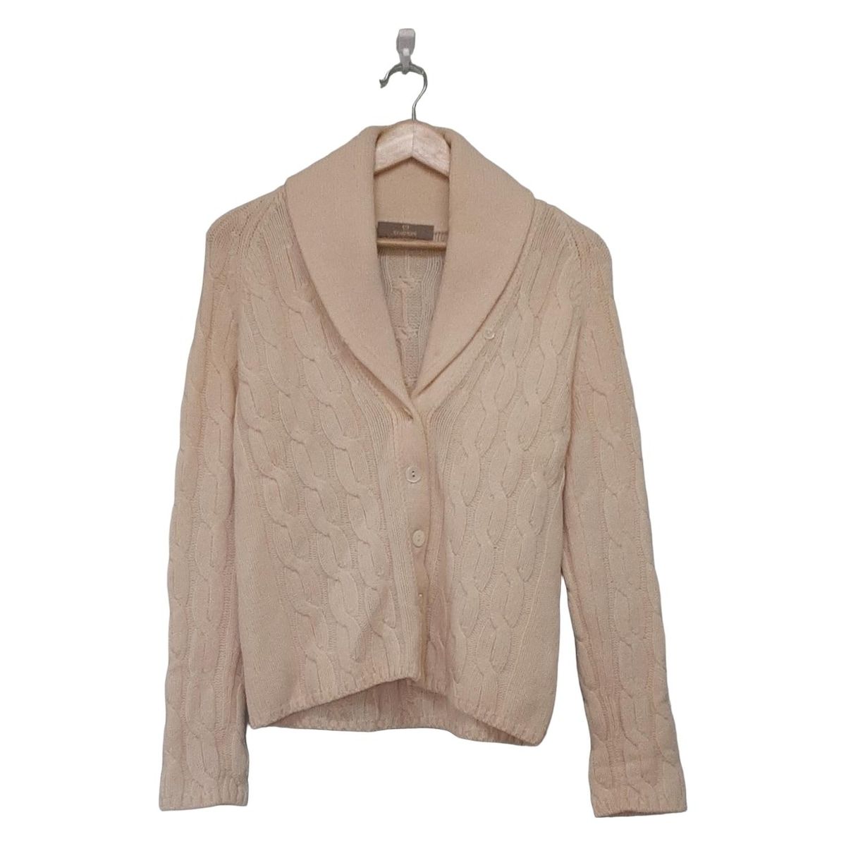 Cruciani アイボリー カーディガン 38 Cruciani(クルチアーニ) カーディガン サイズ38 M レディース美