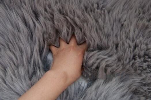 １００％正規品保証！ 人気 贅沢 天然ムートン ムートンラグ ムートンフリース ファー マット60*180 是非この機会に!!